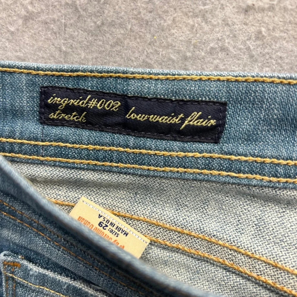 Citizens of Humanity Ingrid 002 Low Waist Flare Jeans Light Wash Size 29 USA